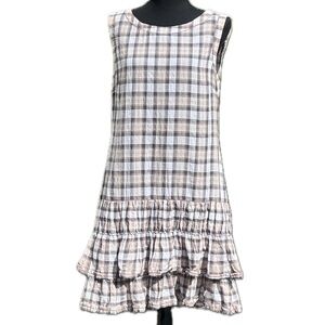 Max Studio sleeveless cotton summer dress medium